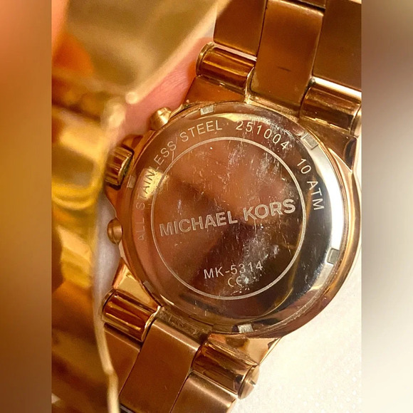 Michae Kors 5314 rose gold tone watches for ladies - Picture 3 of 8